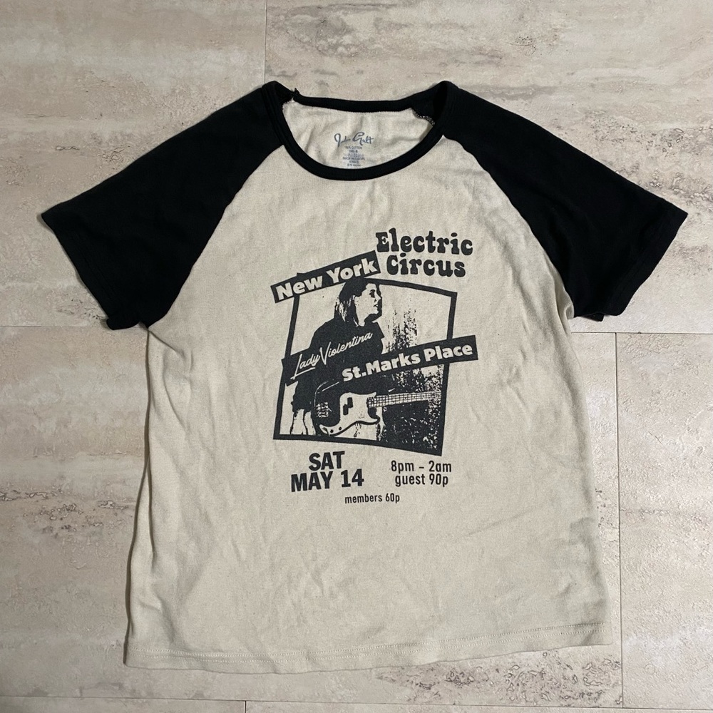 RARE Brandy Melville BELLA ELECTRIC CIRCUS TOP